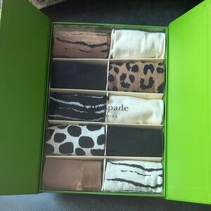 Nwt Kate spade 10 days of socks boxed set